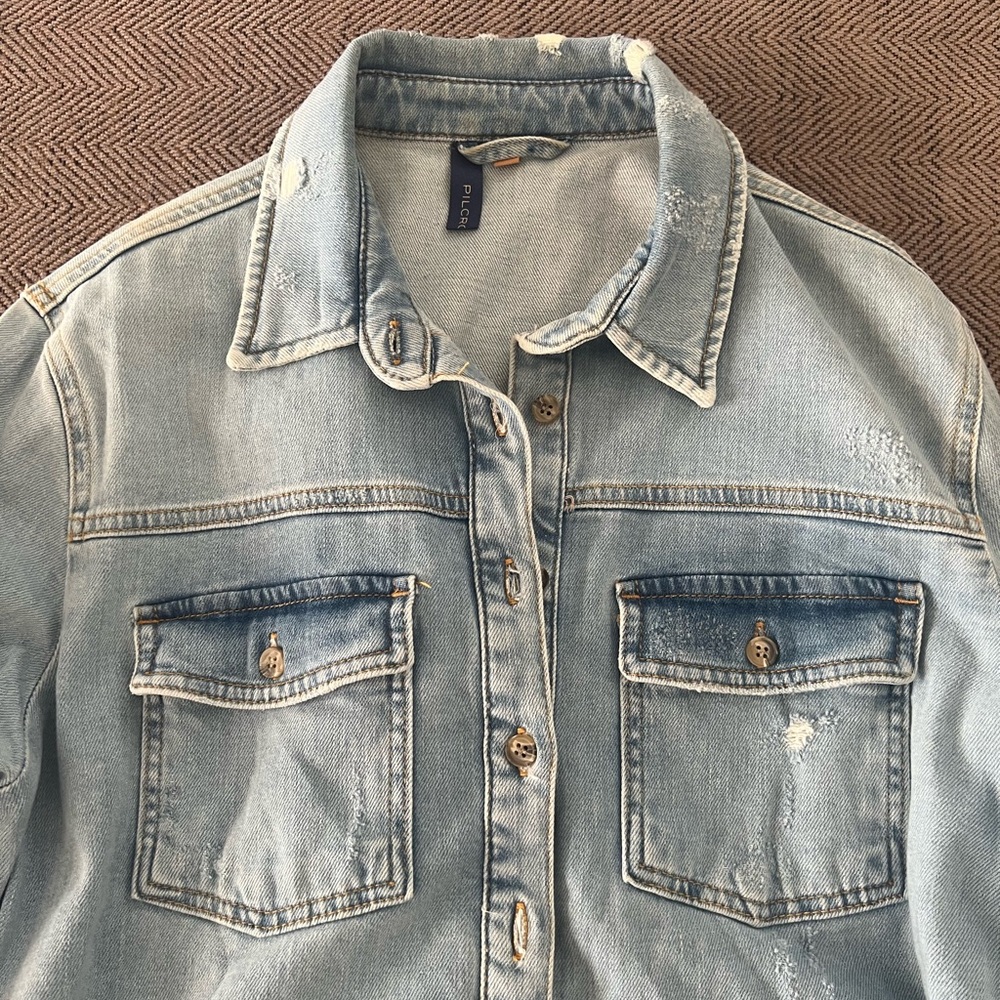 Anthropologie Denim Jacket